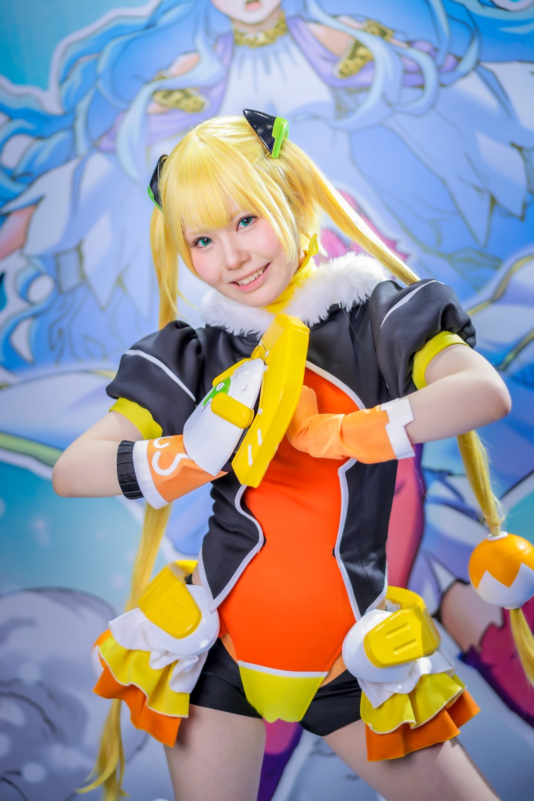 ククルのコスプレをした柏木れに。