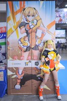 「AnimeJapan2022」で展開された「アルマギア -Project-」ブースの様子。