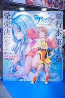 「AnimeJapan2022」で展開された「アルマギア -Project-」ブースの様子。