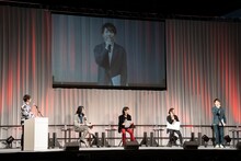 左から伊瀬結陸、福山潤、堂島颯人、吉野裕行、諏訪部順一。