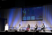 左から伊瀬結陸、福山潤、堂島颯人、吉野裕行、諏訪部順一。