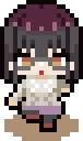 ドットで描かれた藤宮。