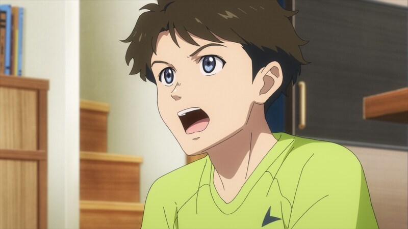 アニメ「ラブオールプレー」先行カットより。 (c)小瀬木麻美・ポプラ社 / 横浜湊高校バドミントン部