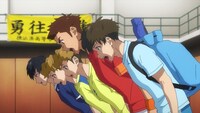 アニメ「ラブオールプレー」先行カットより。 (c)小瀬木麻美・ポプラ社 / 横浜湊高校バドミントン部