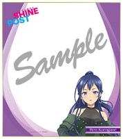 HY:RAINキャストのキャライラスト入りサイン色紙のイメージ。