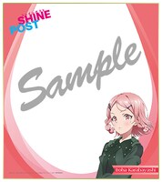 HY:RAINキャストのキャライラスト入りサイン色紙のイメージ。