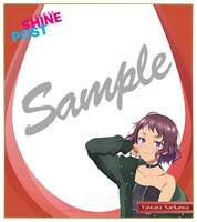 HY:RAINキャストのキャライラスト入りサイン色紙のイメージ。