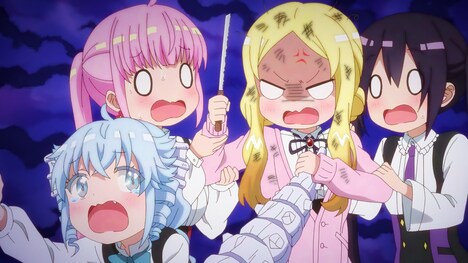 TVアニメ「RPG不動産」第1話の場面カット。