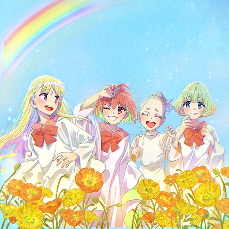 TVアニメ「ヒーラー・ガール」オープニング / エンディングテーマのシングルのバックジャケット。