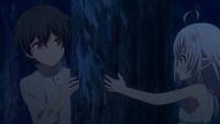 TVアニメ「史上最強の大魔王、村人Aに転生する」第1話より。 (c)下等妙人・水野早桜/KADOKAWA/村人A製作委員会