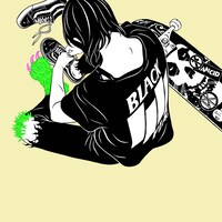 カネコアツシ「ミュタンテ！ No.1」。紙にジクレープリントした作品として、15部限定で販売。