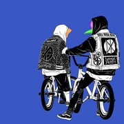 カネコアツシ「ミュタンテ！ No.9」。紙にジクレープリントした作品として、15部限定で販売。