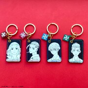 レザー調キーリング