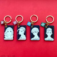 レザー調キーリング