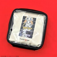 スクエアクリアポーチ