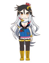 磯上コンドル翼（CV：南條愛乃）。パチスロ機「クランキーコンドル」が変身した女の子。パチスロ技術は一流。ちょっぴりドSな、ミステリアス系スロ娘。