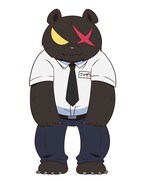 クマザワ（CV：増田俊樹）。高輪バーサス戦と行動をともにする気の優しい熊。下町ゴッドヘブンでもホールスタッフとして働くことに。