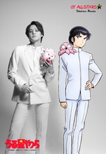 面堂終太郎と宮野真守のリンクビジュアル。 (c)高橋留美子・小学館/アニメ「うる星やつら」製作委員会