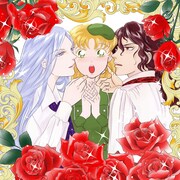 「アラフィフ転生~少女漫画の世界で『オモシレー女だな』と言われ求婚されまくりました。」イラスト