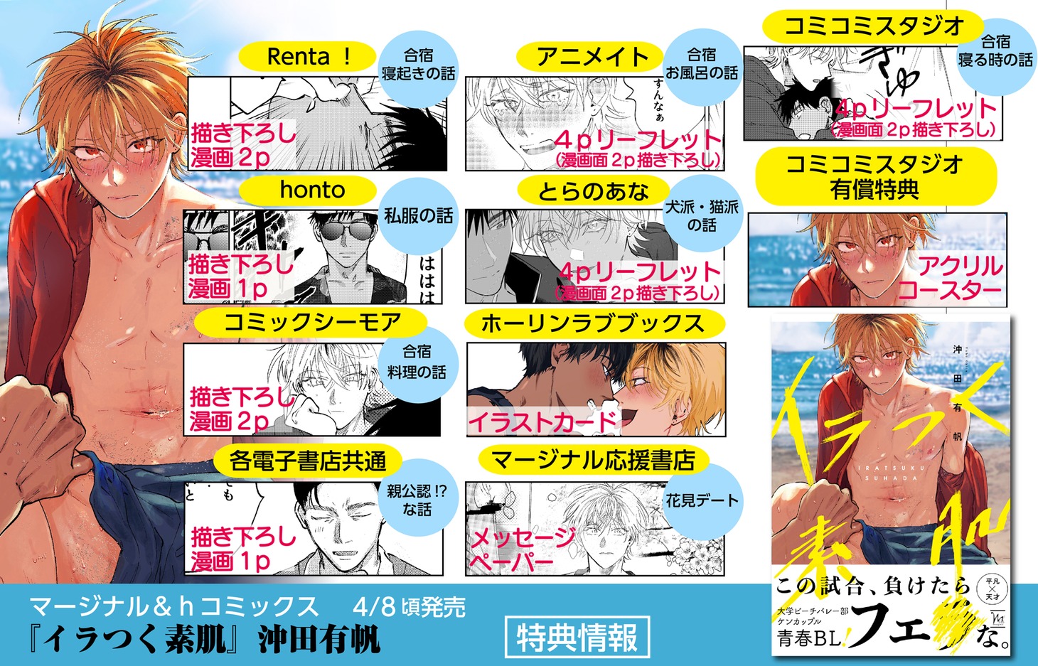 「イラつく素肌」店舗購入特典