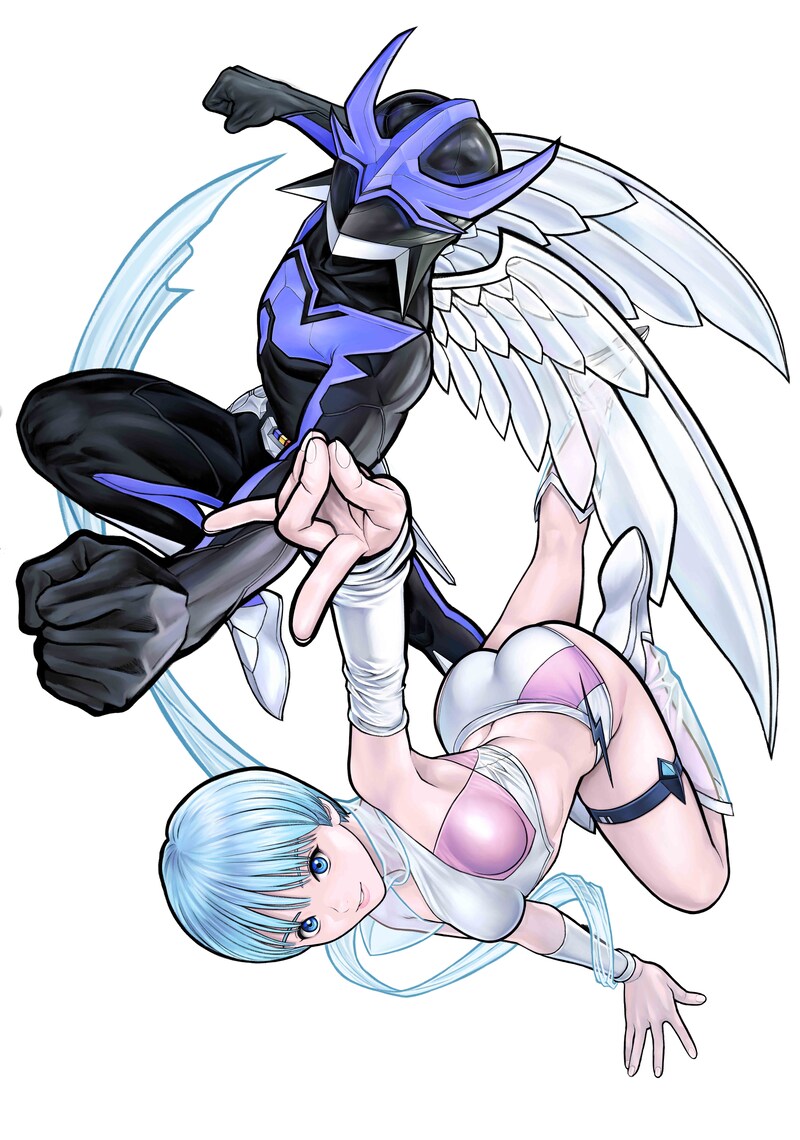 「40th Anniversary 桂正和 ～キャラクターデザインの世界展～」描き下ろしイラスト(c)桂正和/集英社