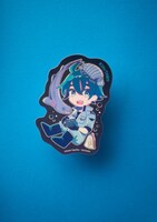 「マグメル深海水族館」のクリアステッカー。