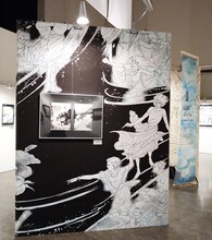 「萩尾望都SF原画展 宇宙にあそび、異世界にはばたく」より。