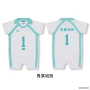 アニメ「ハイキュー!!」をモチーフにしたロンパース。