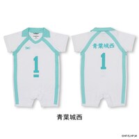 アニメ「ハイキュー!!」をモチーフにしたロンパース。