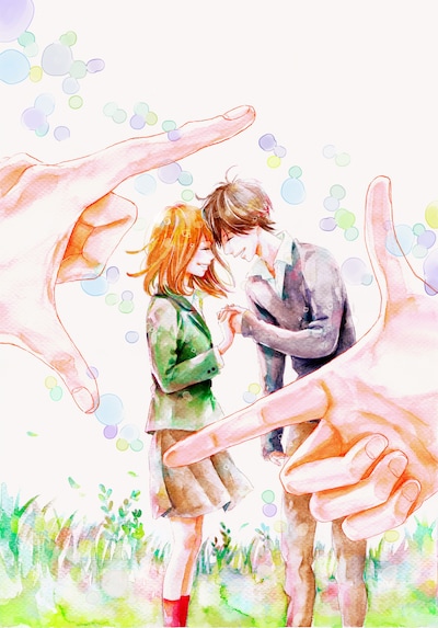 「orange」7巻発売記念キャンぺーンで当たる複製原画のイメージ。