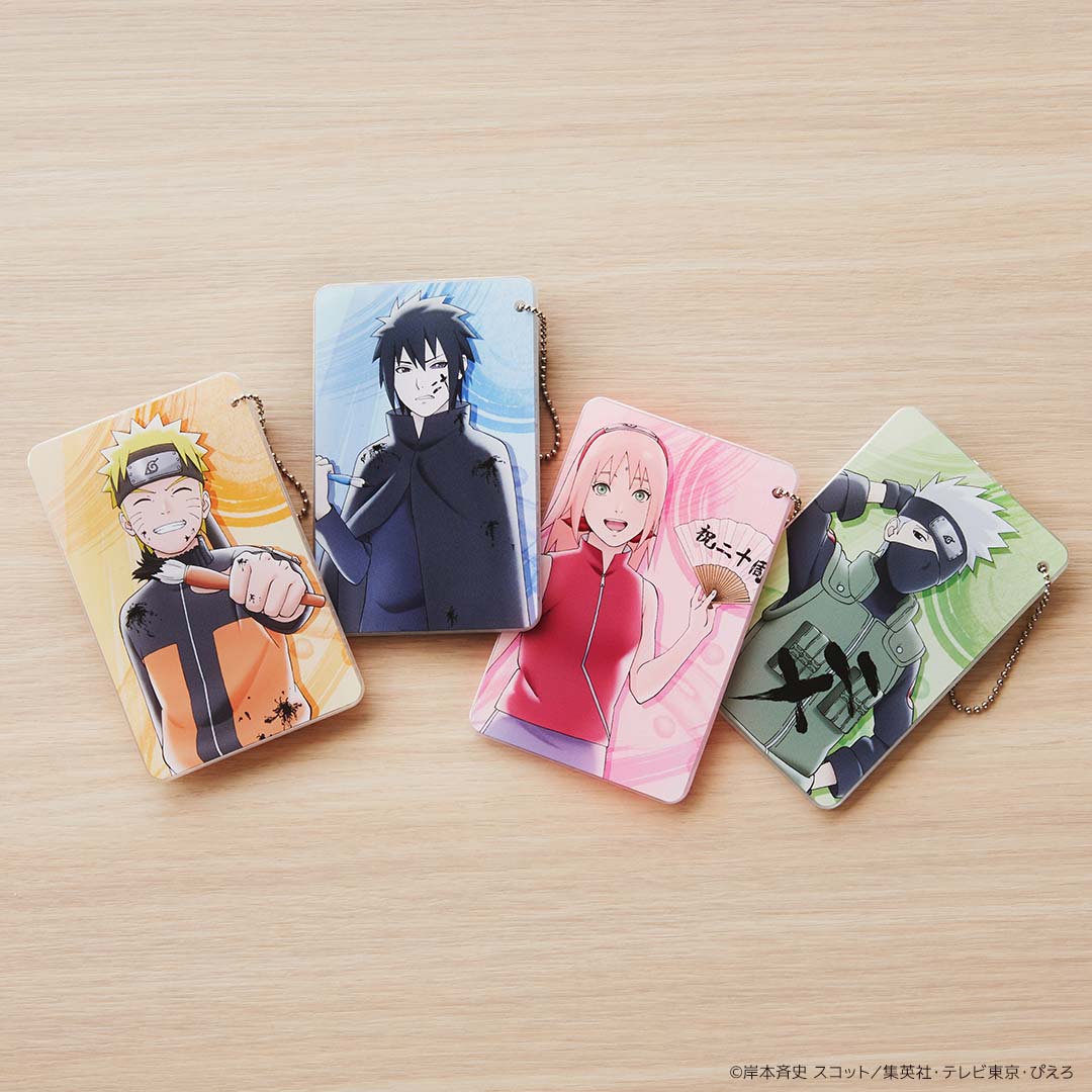 アニメ「NARUTO」20周年記念のTカード、ナルト・サスケらの描き下ろし