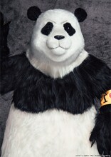 寺山武志扮するパンダ。