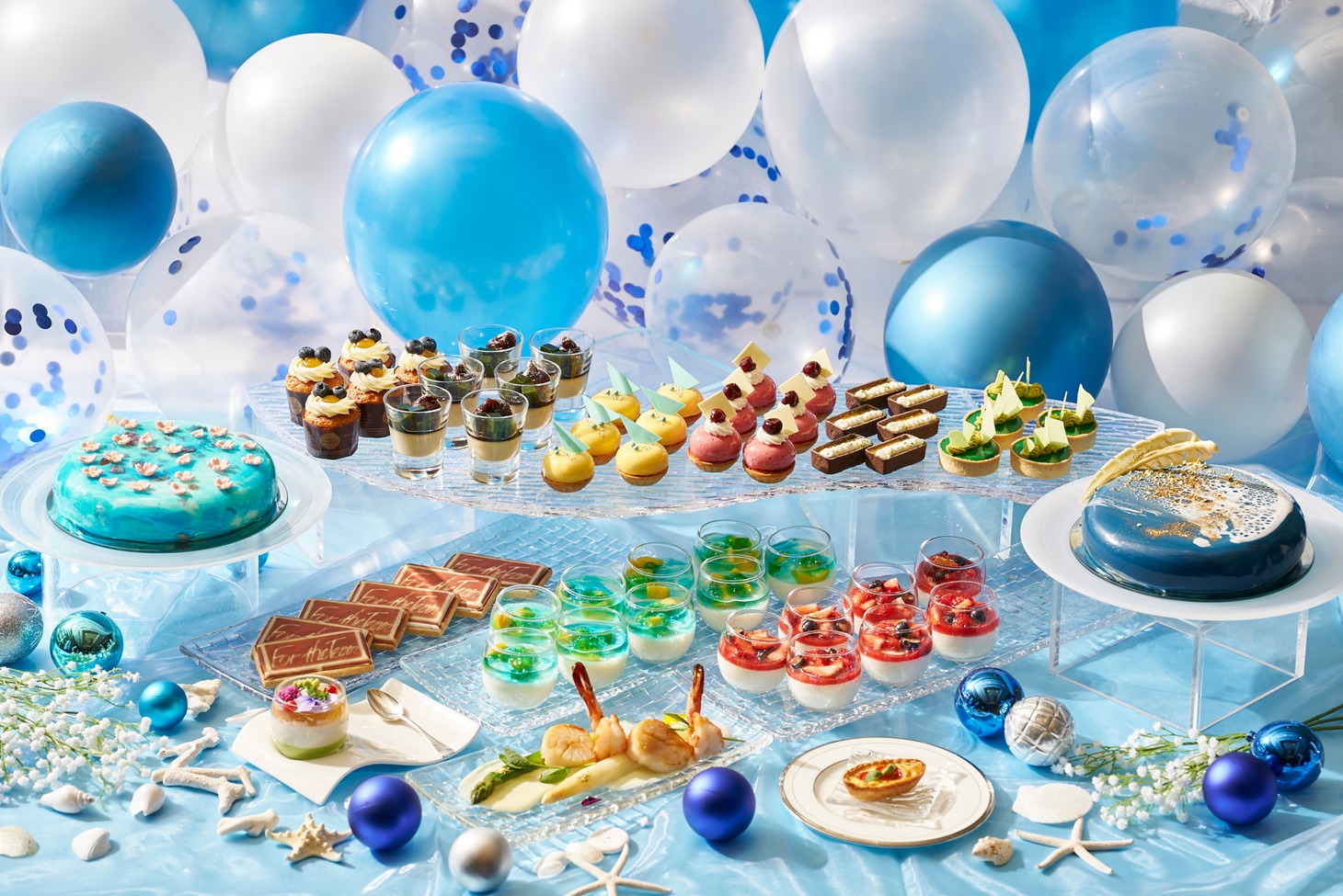 「Free!-the Final Stroke-“Good Luck on your journey” Special course & dessert buffet」のイメージ。