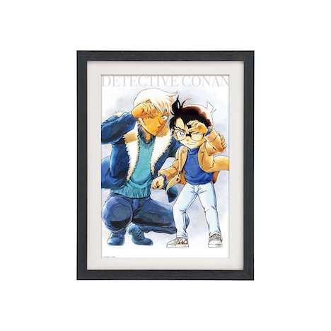 ラストラッキー賞の「青山先生イラスト額入りアート」。