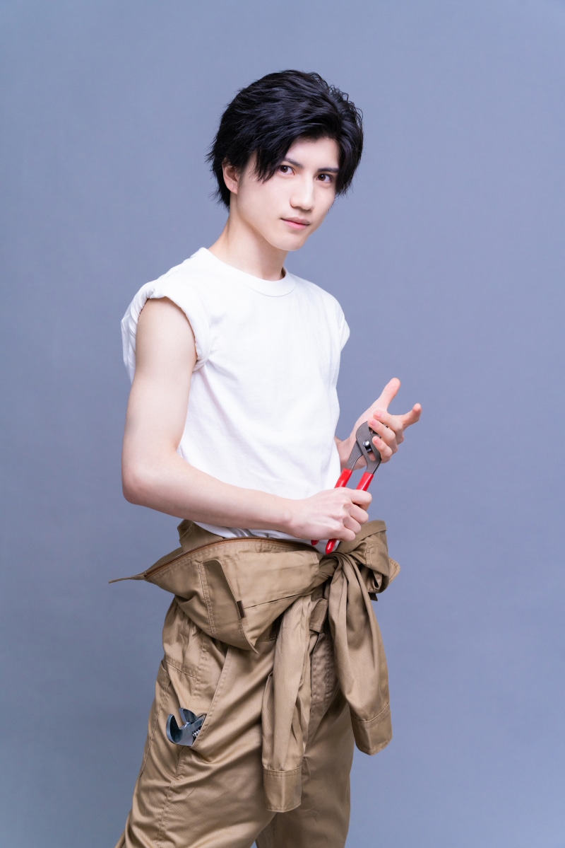 橋沢役の颯駿介。