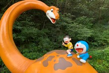 川崎市 藤子・F・不二雄ミュージアムに展示されているモニュメント。