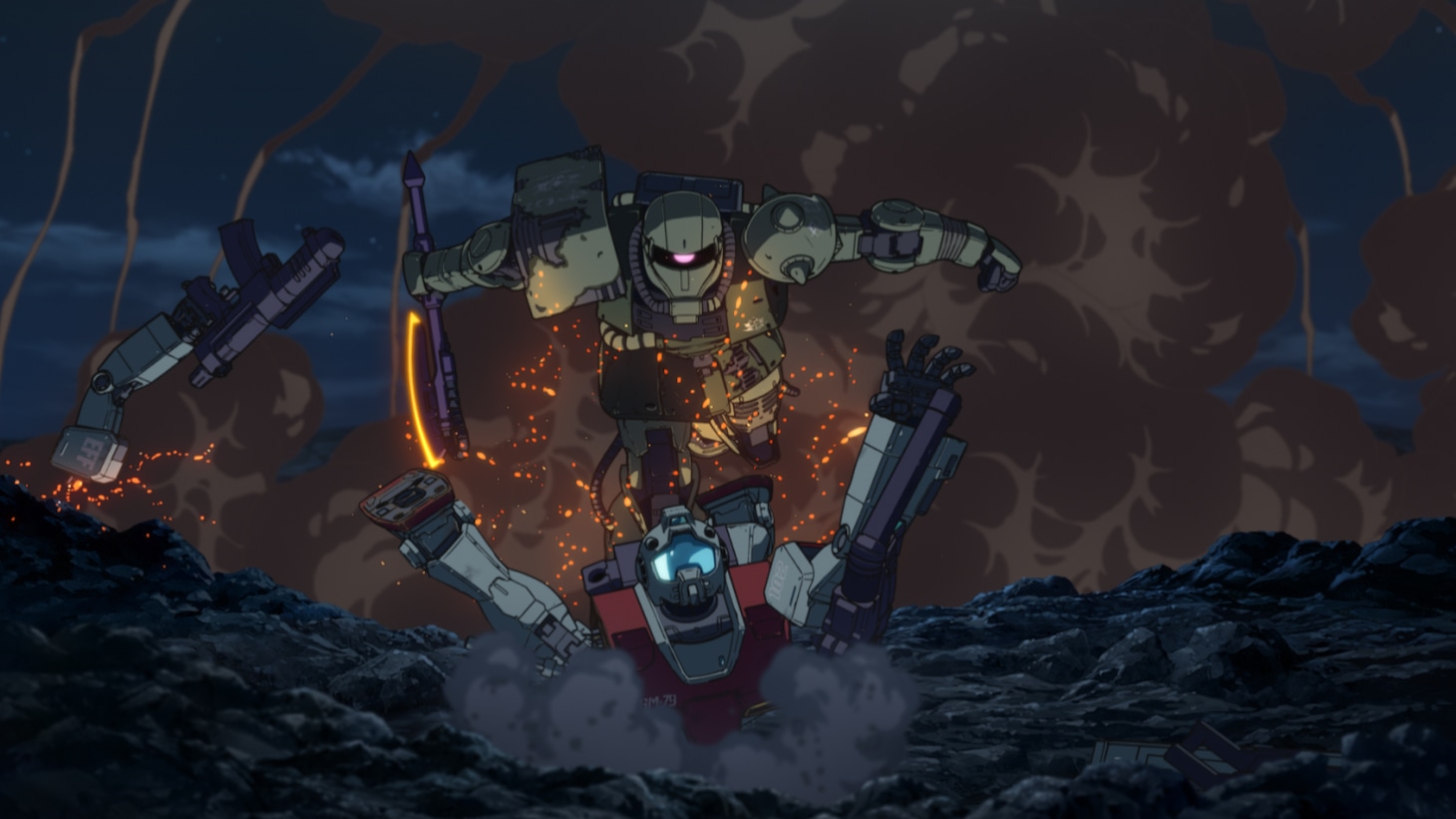 「機動戦士ガンダム ククルス・ドアンの島」より、メカアクションシーンの先行カット。