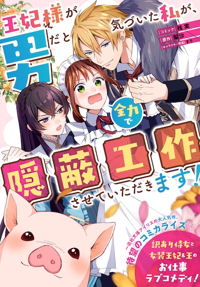 「王妃様が男だと気づいた私が、全力で隠蔽工作させていただきます！」扉ページ