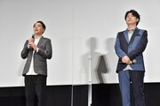左から川島得愛、鈴村健一。
