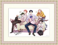 「ヲタクに恋は難しい」の直筆サイン入りミストグラフイメージ。