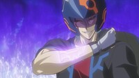 TVアニメ「遊☆戯☆王5D's」第33話より、鬼柳京介。同エピソードでは鬼柳と主人公の遊星というかつての友人同士が命懸けのデュエルを繰り広げる。鬼柳は過去のとある出来事から遊星に復讐心を抱いている。