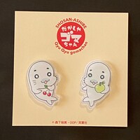「フルーツゴマちゃんマグネットブローチ」