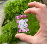 展示イベント「だがしやゴマちゃん」で販売される、「ゴマちゃんだがしクジ」の景品イメージ。