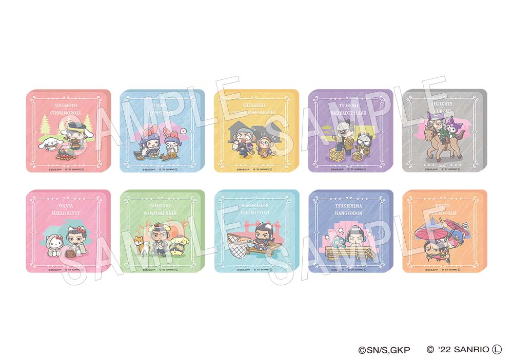 「ゴールデンカムイ × サンリオキャラクターズ アクリルブロック」