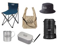 オリジナルアウトドアグッズセット。