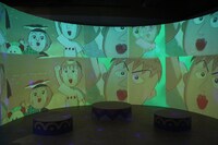 「コジコジ万博」より「ディスコ☆ポケット カウボーイ」の様子。