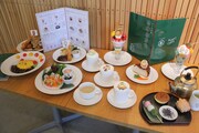 「カメ吉茶屋」で提供されるメニューの一部。