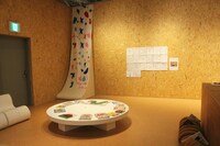 PLAY! PARKの様子。壁には「ゲランがほしくなるサインをつくろう」のサインが並んでいる。
