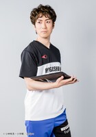 高田淳扮する佐竹晃司。