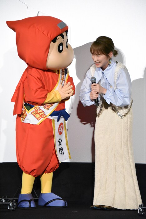 しんのすけと川栄李奈。